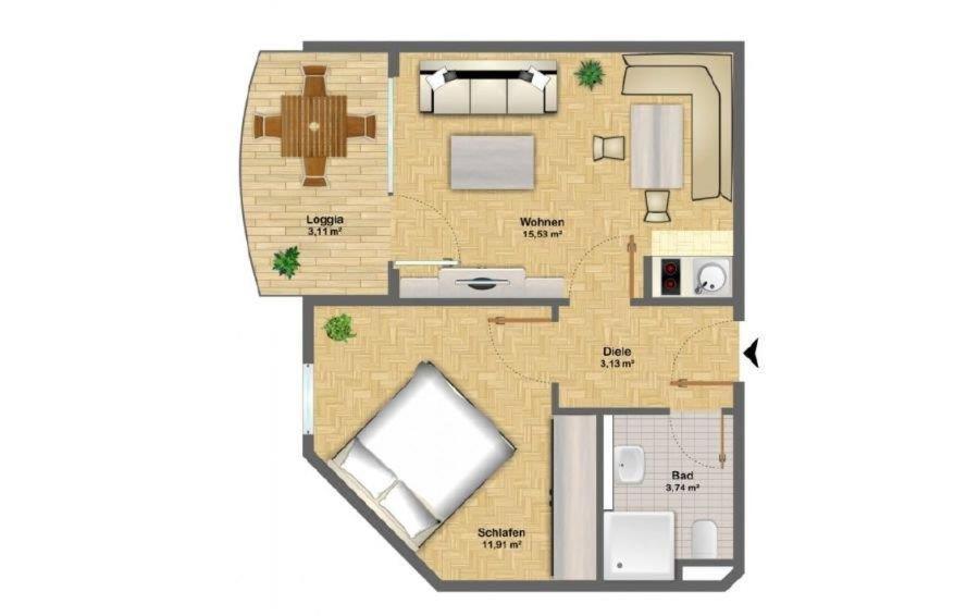 Thermen-Residenz Apartment บาดฟึสซิง ภายนอก รูปภาพ
